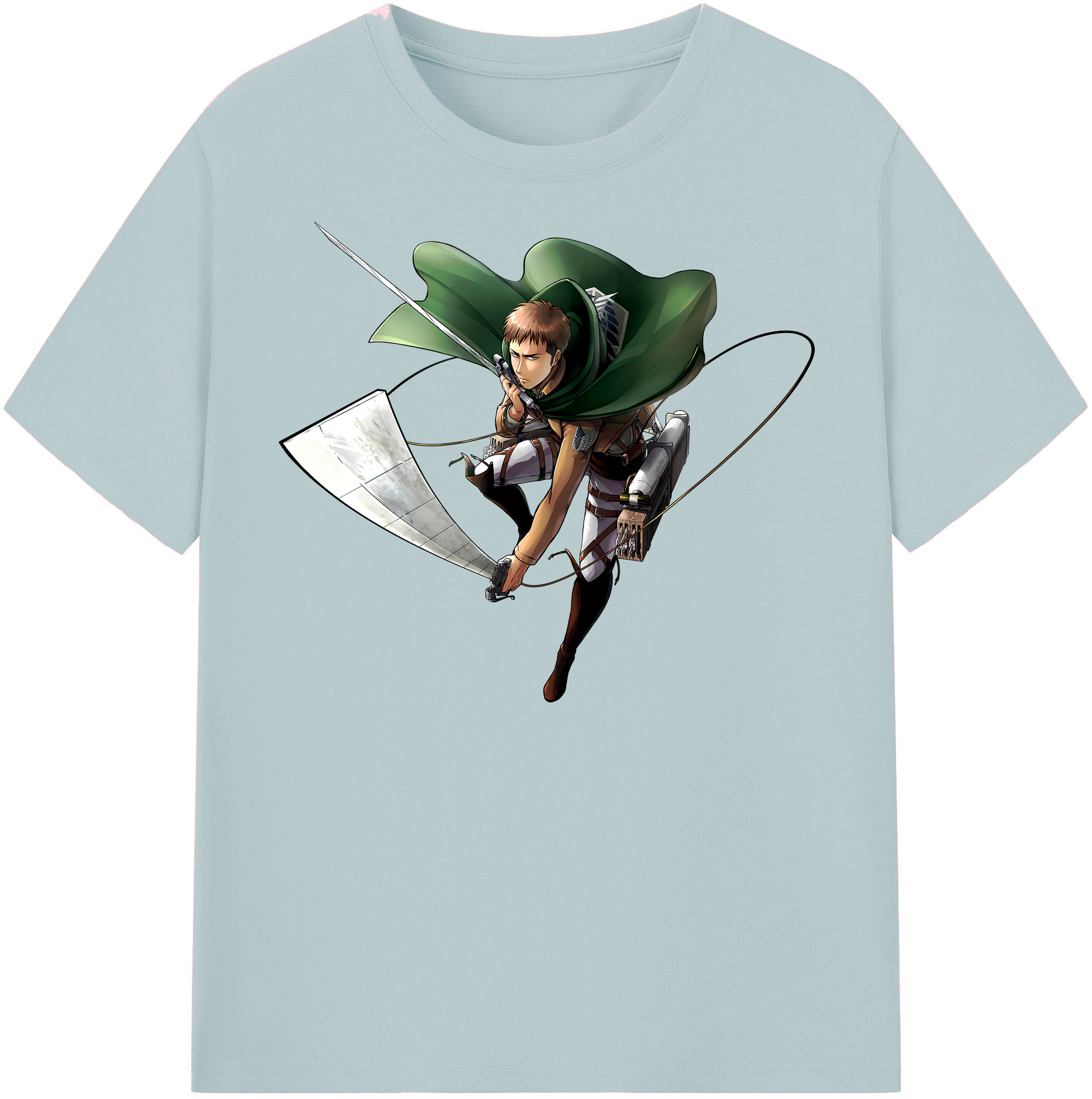 （画像用） 進撃の巨人 Attack on Titan 綿100％半袖Tシャツ（フロントプリント）
